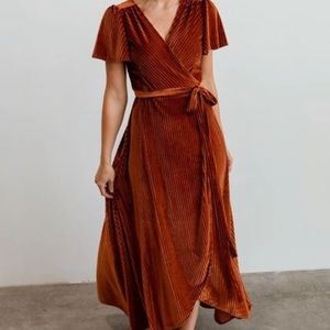 Baltic Born Andi Wrap Dress in Copper